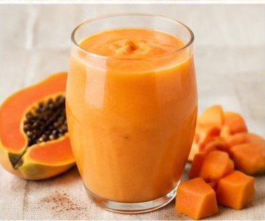 Vitamina de Mamão e Laranja