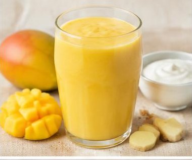 Vitamina de Manga e Iogurte