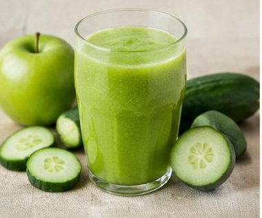 Suco de Maçã Verde e Pepino