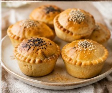 Tortinhas de Frango e Legumes