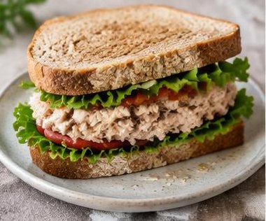 Sanduíche de Atum com Pepino